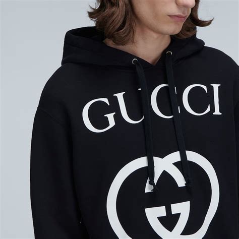 gucci champion hoodie replica|gucci interlocking hoodie.